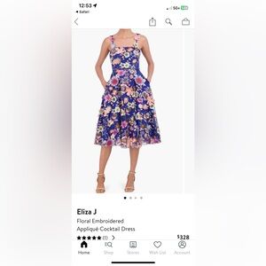 Eliza J Garden Party Dress worn once